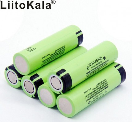 Аккумулятор LiitoKala NCR18650B 3400 mAh (плоский плюс)